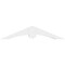 Ekena Millwork Archdale Architectural Grade PVC Gable Bracket, 36"W x 7 1/2"H x 4"D x 4"F, 5/12 Pitch GBP036X08X0404ARC00 - alternate 2
